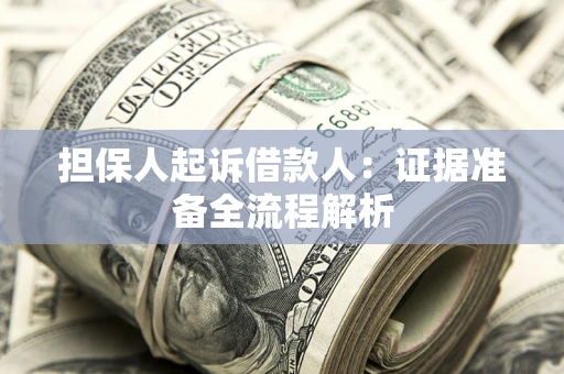 北京担保人起诉借款人：证据准备全流程解析