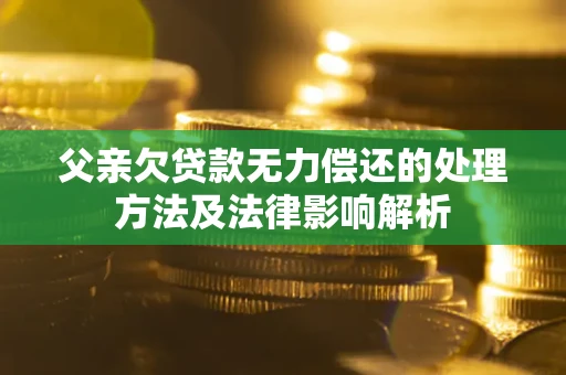 北京父亲欠贷款无力偿还的处理方法及法律影响解析
