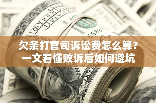 北京欠条打官司诉讼费怎么算？一文看懂败诉后如何避坑
